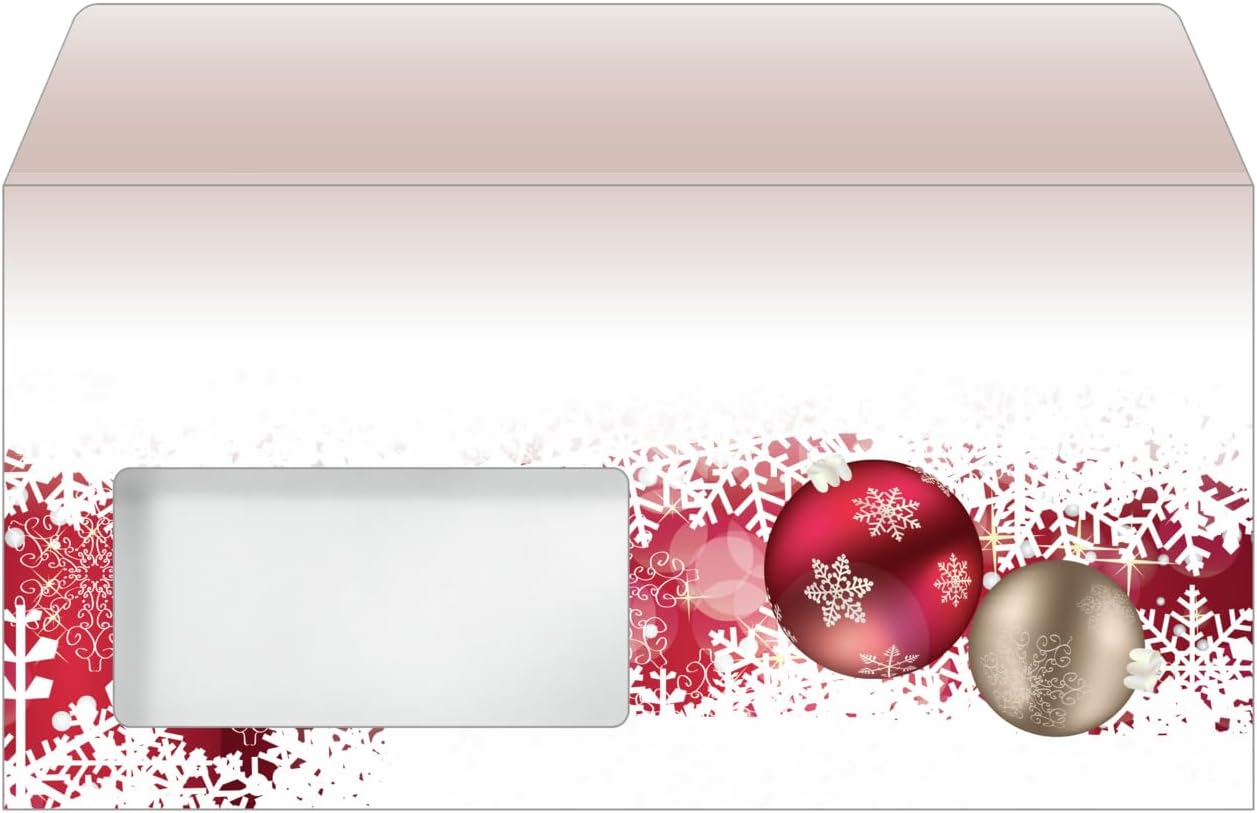 Sigel DU040 Christmas Envelopes, Frozen, DL (4.33 x 8.66 inches), 60.8 lbs, 50 pcs.