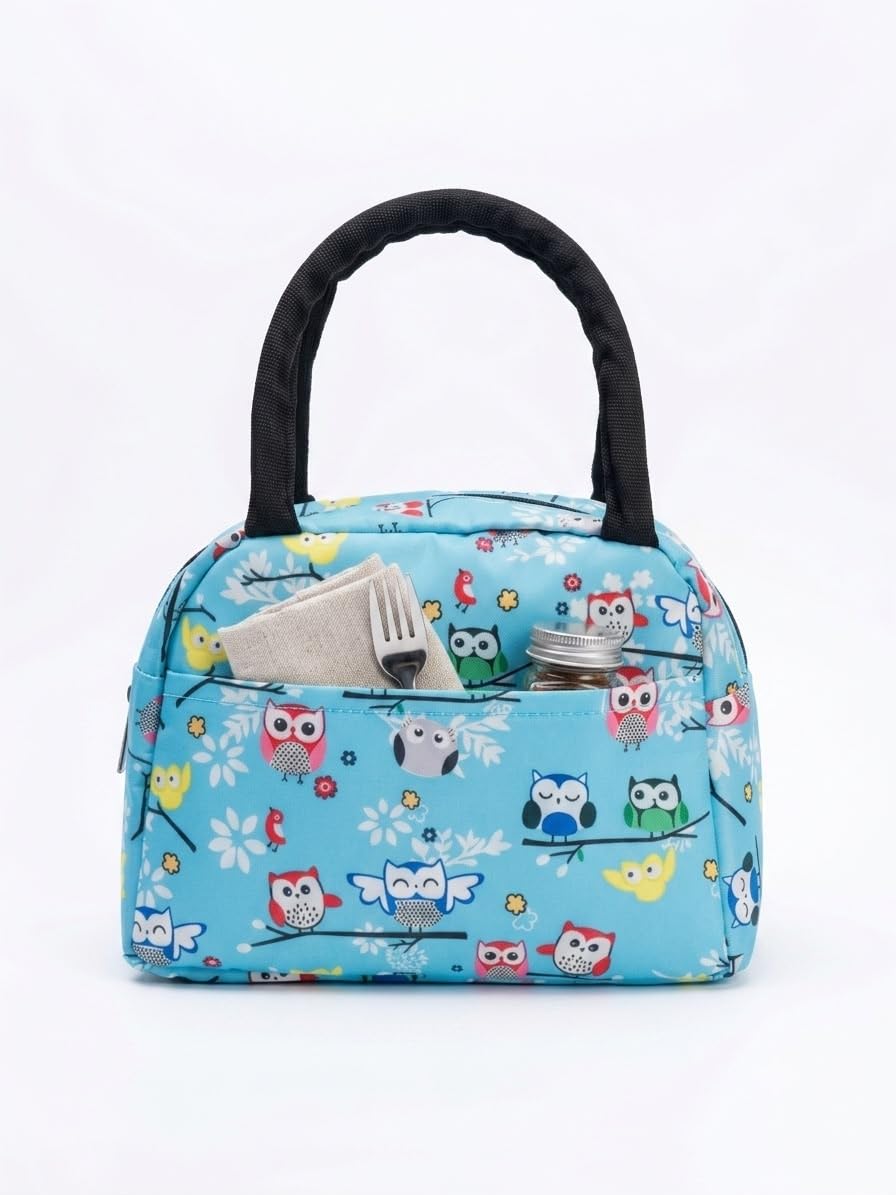 Colorful Insulated Lunch Bag - Women & Men -2 Colorful Insulated Lunch Bag - Women & Men -2