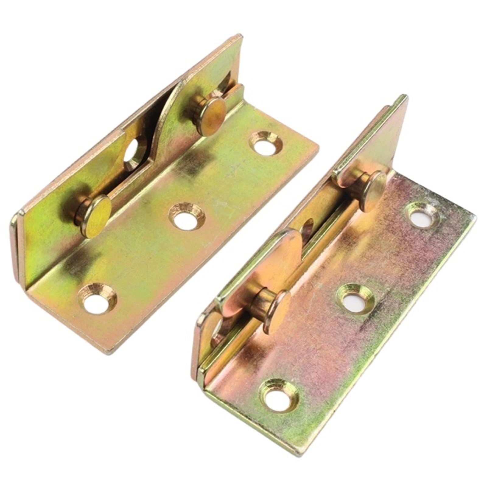 Huwoyg One Color 8 Sets Bed Rail Brackets Accessories Fastener For Headboard Footboard Thickened Frame Connector Fittings Double Hooks For Beds