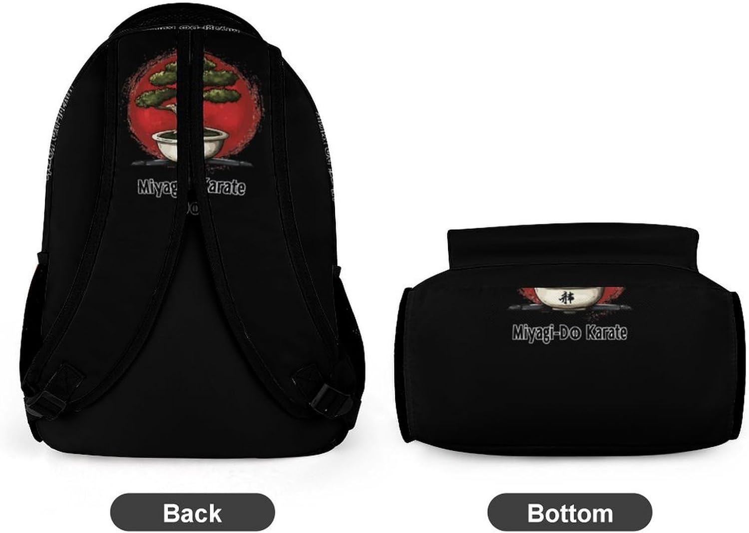 Miyagi-Do Karate Bonsai Tree Laptop Backpack Lightweight Computer Bag Travel Daypack for Work Business