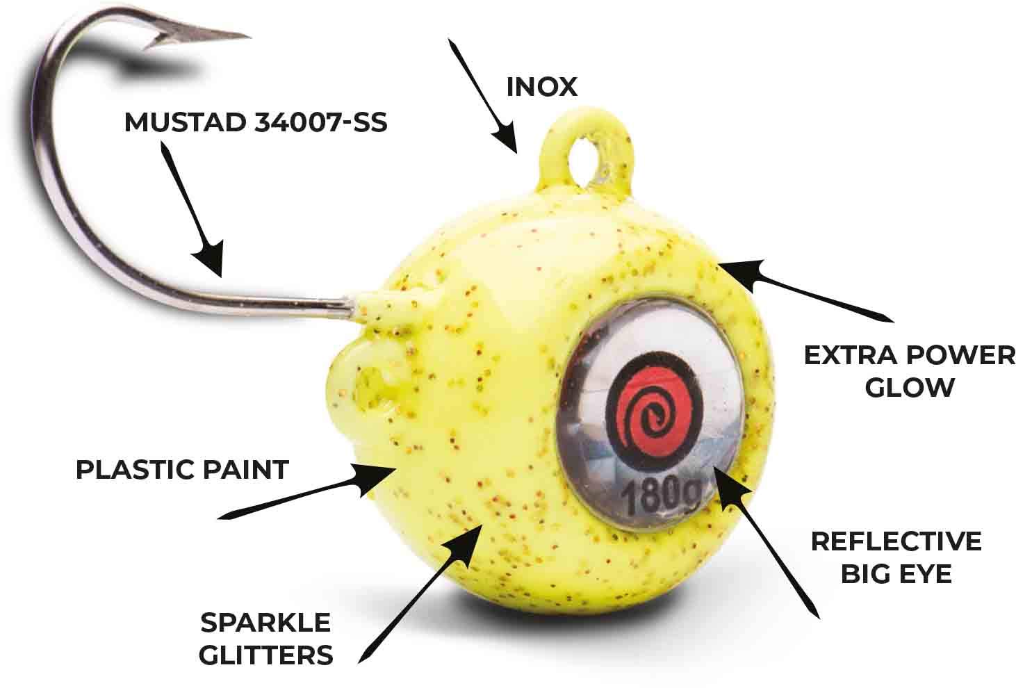 Leurre Sucette Zoka Ball Couleurs Unies, Zoka Livebait Jig, Pêche Mer