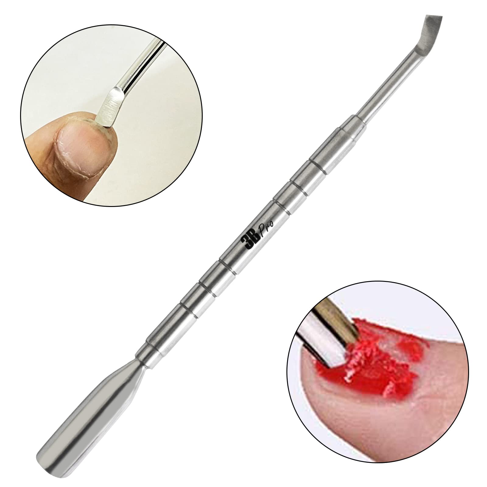 Cortaúñas profesional Cortador de uñas Kit de manicura y pedicura Instrumentos de podología Juego de 11 piezas Lima de uñas Pinza de cutícula Levantador de uñas Caja de seguridad