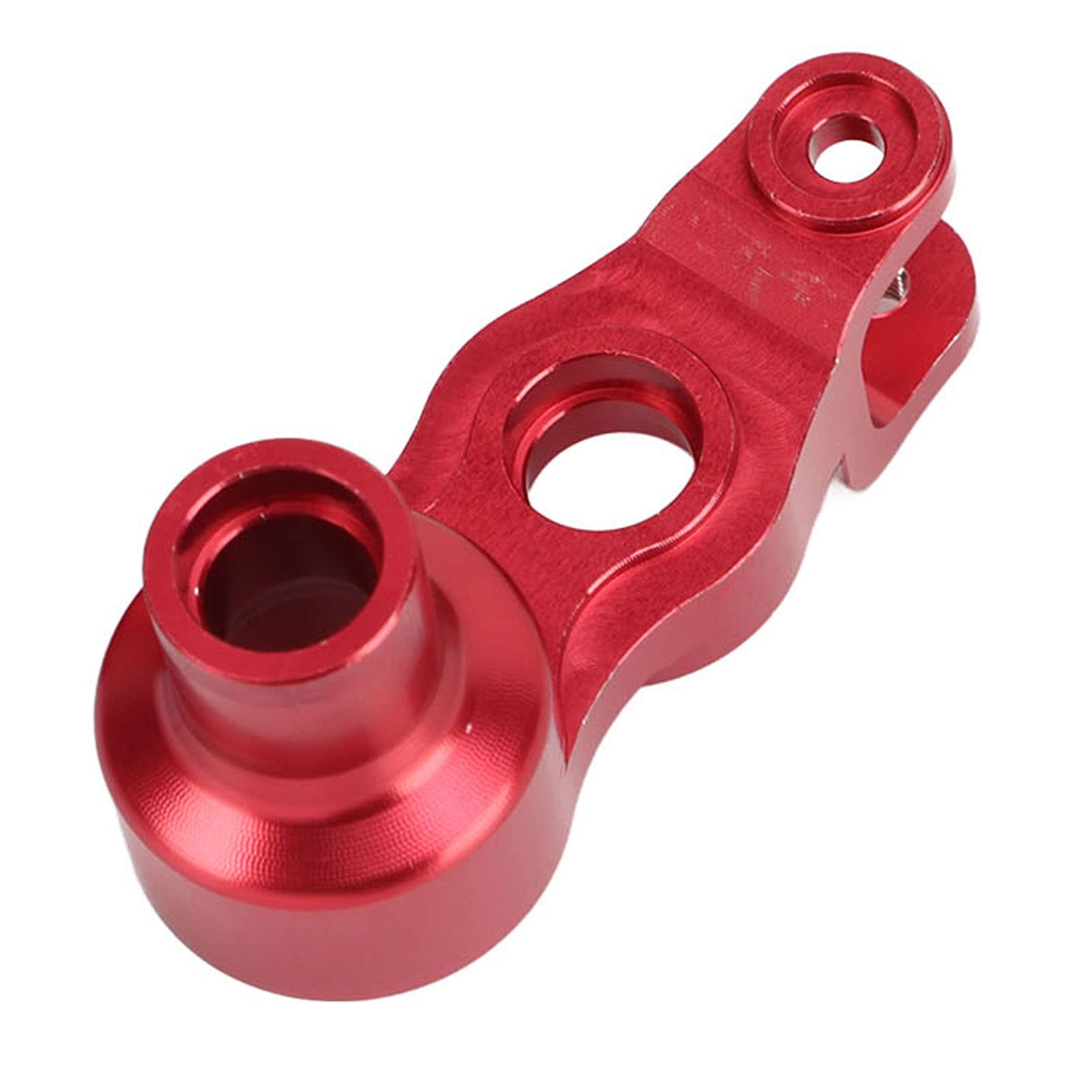 Jeanoko Zestaw Układu Kierowniczego RC Stop Aluminium do 1/5 RC Car Performance Upgrade Kompaktowe, Lekkie Akcesoria (Czerwony)