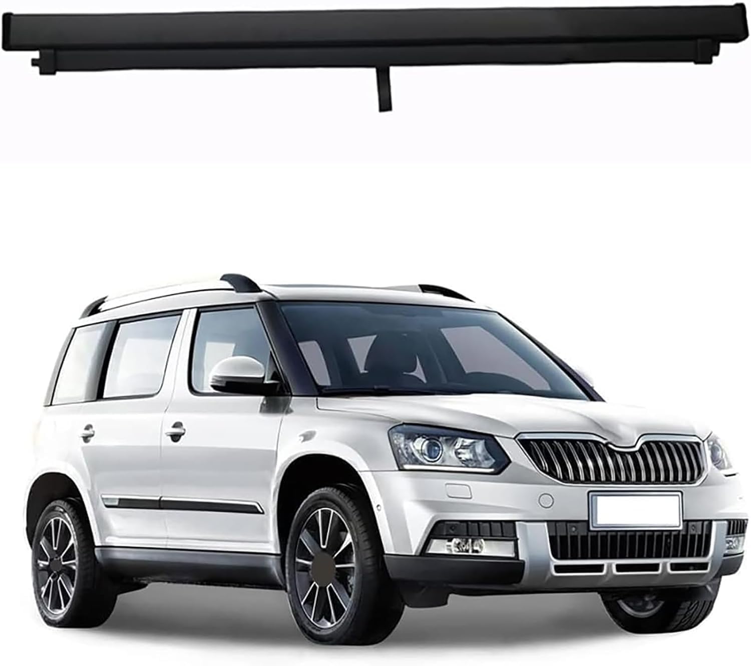 Cubreobjetos retráctil para Skoda Yeti 2014-2021 en maletero trasero duradero