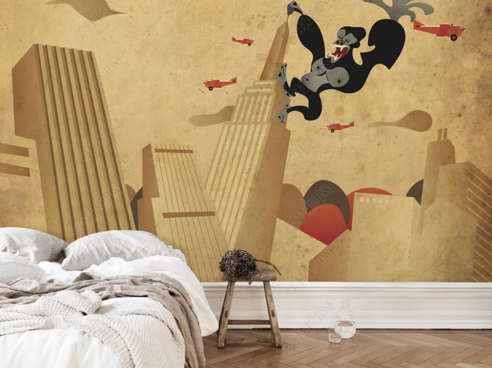 Papier Peint Intisse Avion De Combat King Kong Poster Geant Mural - 3
