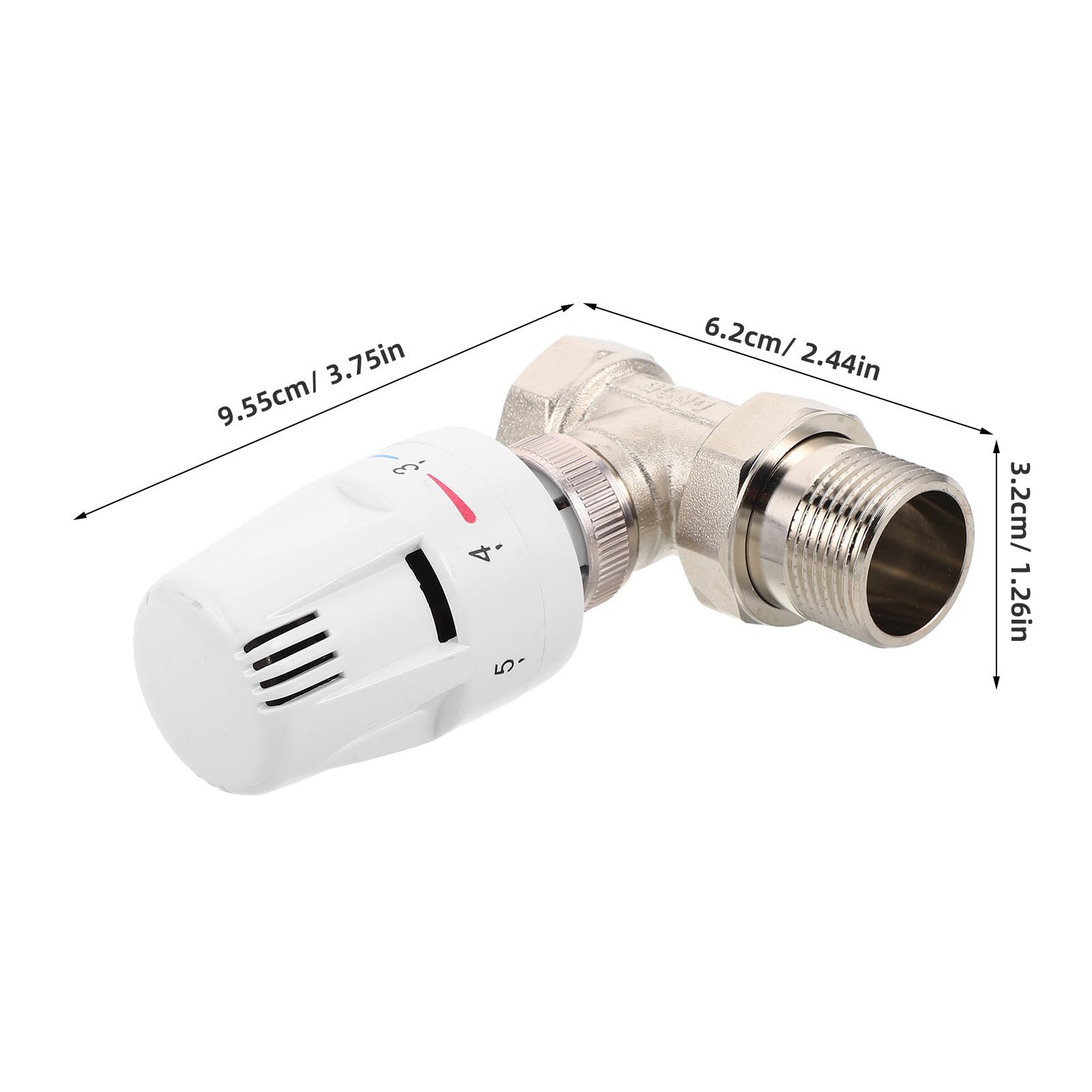 Válvula Termostática Dn25 de Latón para Calefacción y Agua Caliente