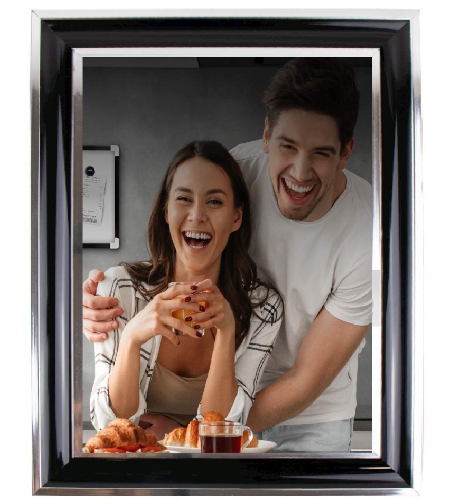 G4GADGETPack of 3 Picture Frame - 8 x 10 inch Picture Frame Frames Come with Silver Edge Details – Photo Wall