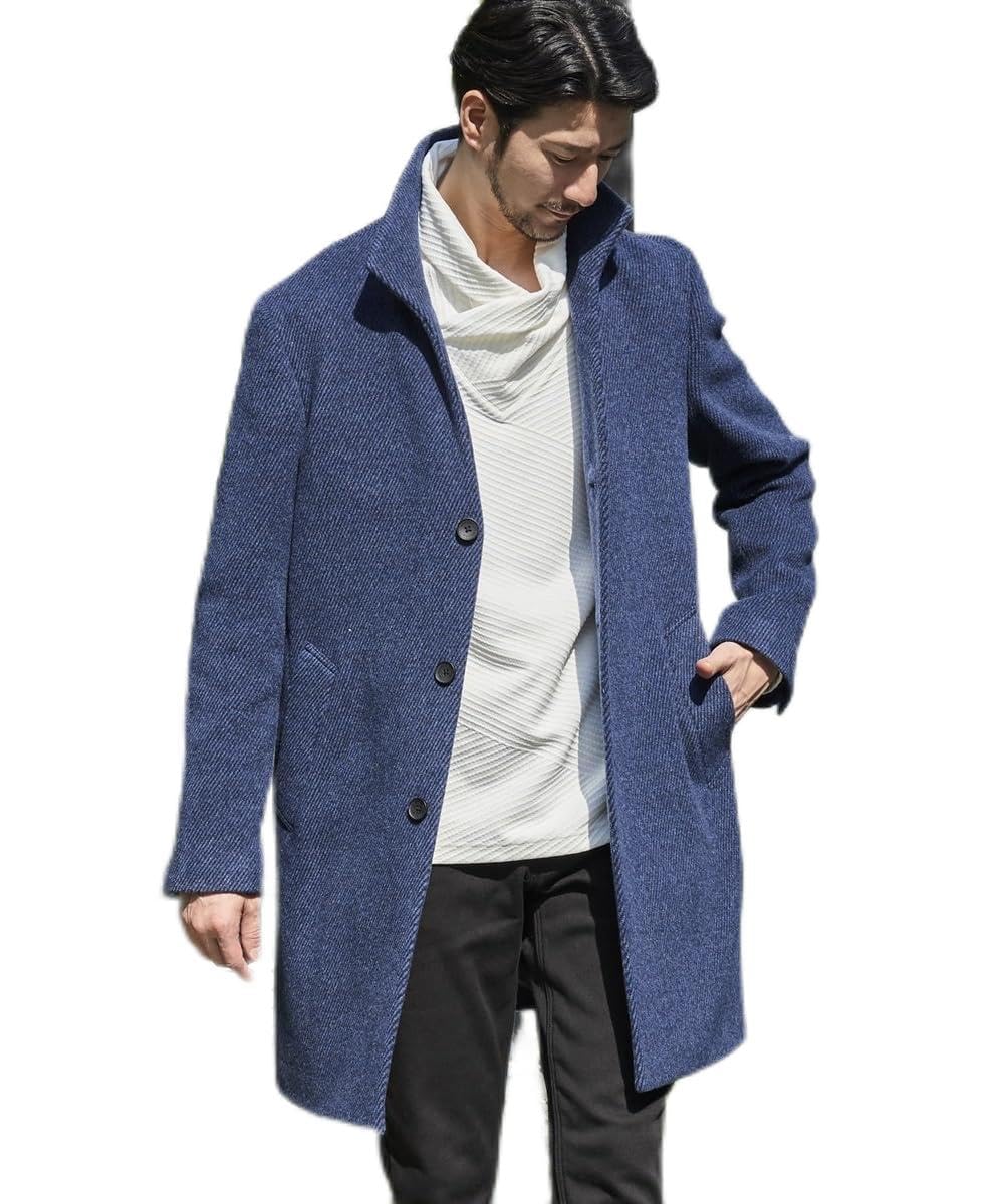 TETE HOMME カノニコスタンドカラーコート メンズ 