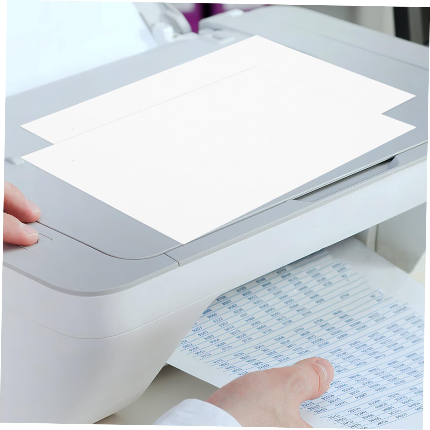 Veemoon Din A5 Druckerpapier Weißes Kopierpapier aus Papier 500 Blatt Vielseitig Nutzbar für Drucker Büro und Zuhause