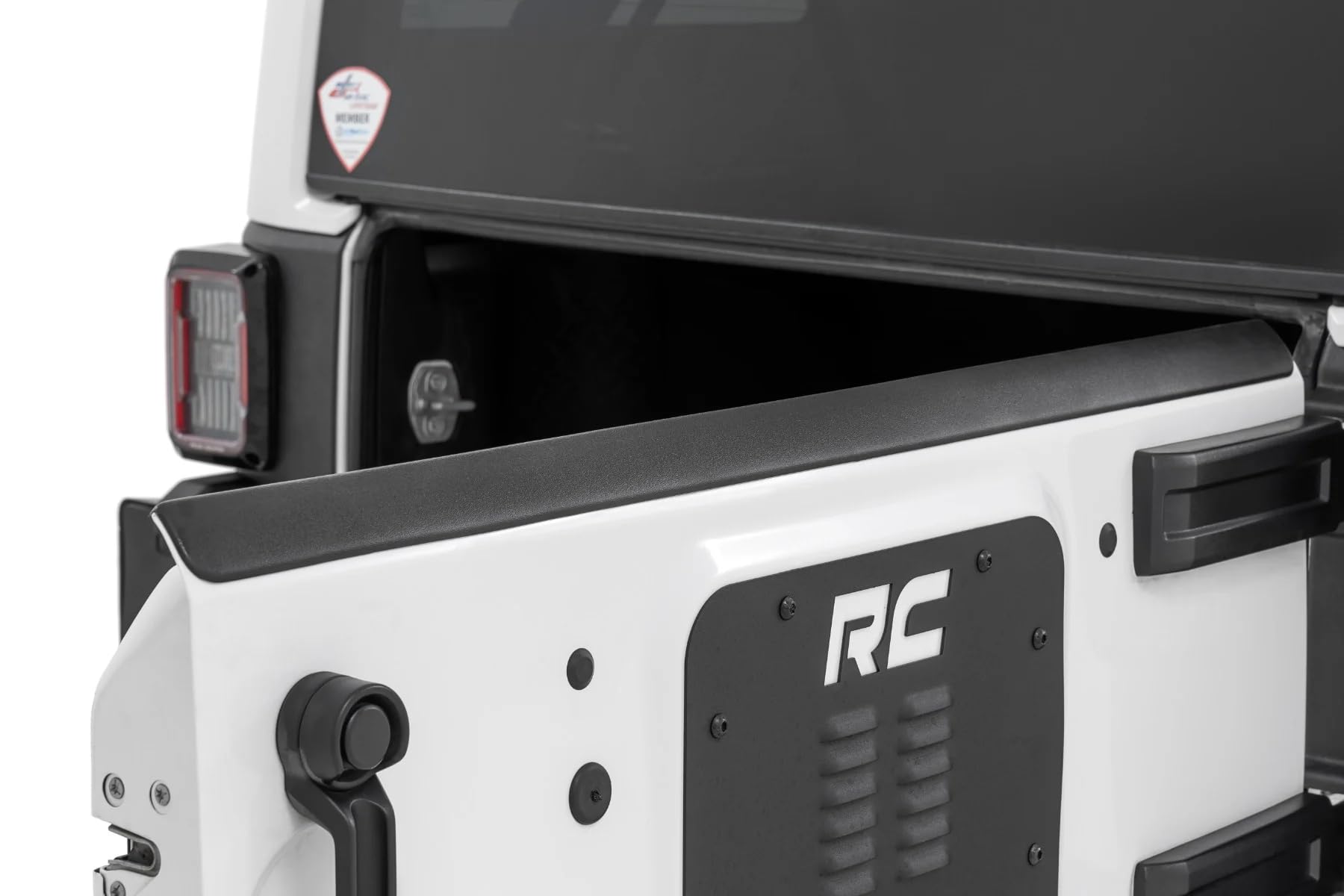 Rough Country Trail Cladding Tailgate Protector for Jeep Wrangler JK/Unlimited (2007-2018) - Durable Tailgate Protection, Scratch & Impact Resistant, Easy Install