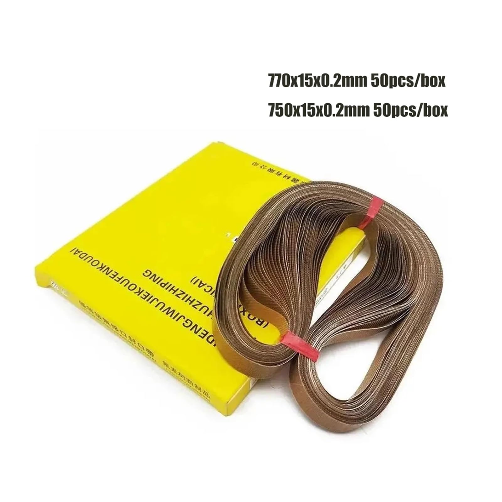 50 teile/los Abdichtung Gürtel for FR-900 Kontinuierliche Band Sealer Oder FRD-1000 Solid Ink Band Sealer Für Heimwerker(770 15 0.2mm)