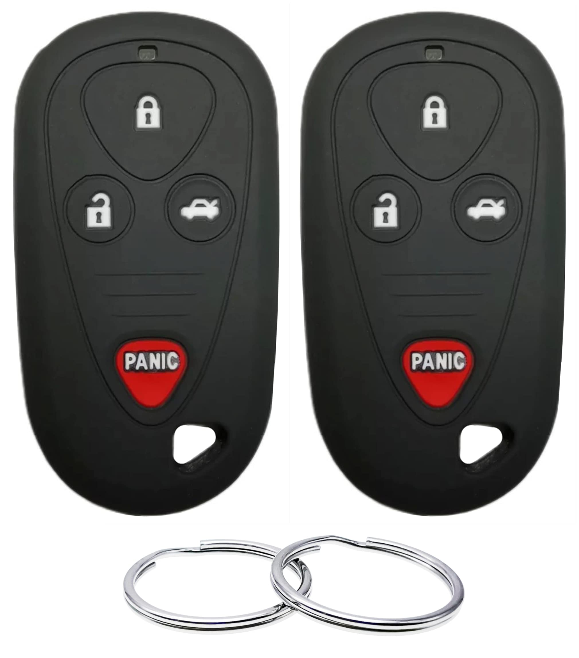 REPROTECTING Silicone Rubber Key Fob Cover Compatible with 2001-2009 Acura CL EL RL TL TSX Honda Accord 1998-2002 OUCG8D-387H-A OUCG8D-387H8A