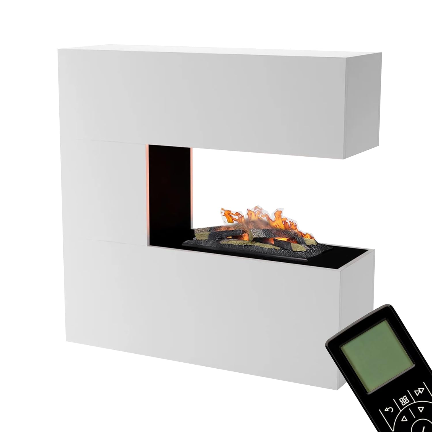 GLOW FIRE Wasserdampf Kamin Schiller (Standkamin)