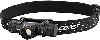 Coast XPH30R 1500 Lumen USB-C Rechargeable Dual Power Headlamp with Twist Focus Beam and Magnetic Base