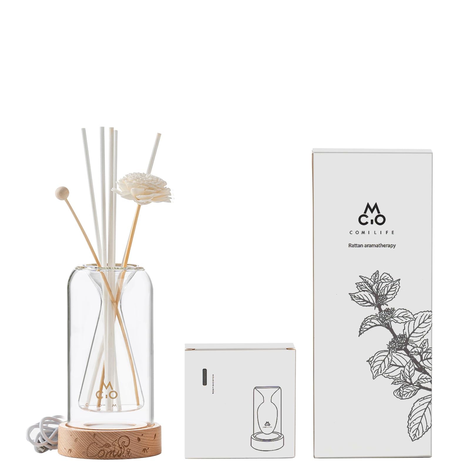 Amazon.com: Empty Fragrance Glass Reed Diffuser Bottles with 5pcs Reed ...