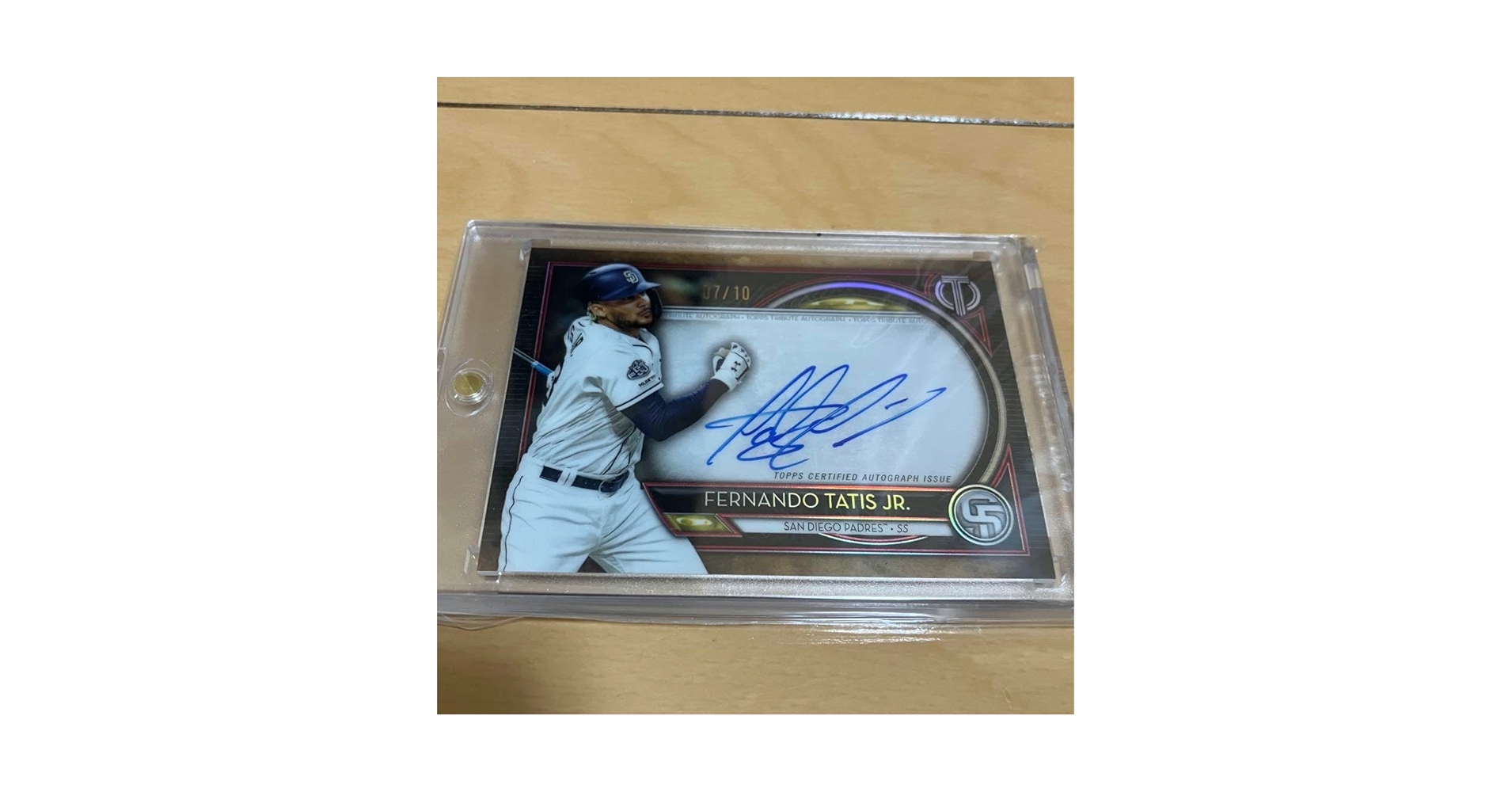 Amazon.co.jp: 2020topps タティスJr.選手直筆サインカード（10