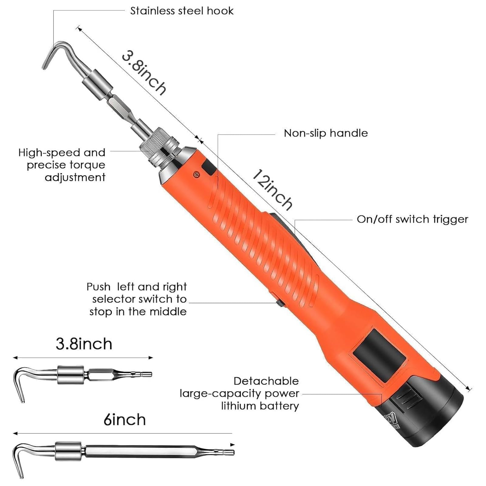 Legatrice elettrica per cemento armato – Strumento di legatura automatica portatile per recinzioni da giardino, tubi di terra con 2 batterie ricaricabili, facile da usare per un legame efficace