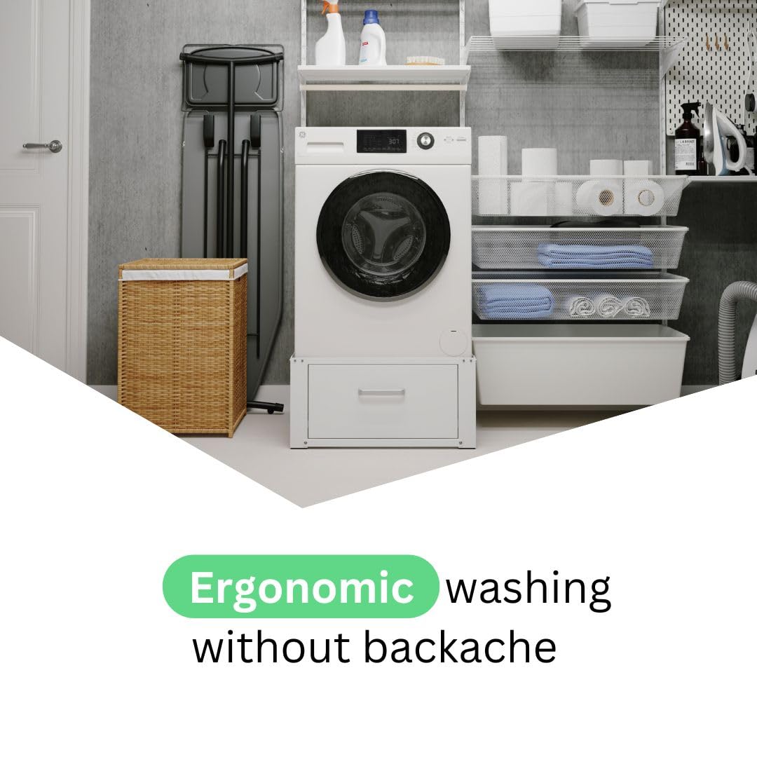 WASOPHOOGTE Ecoslim met lade Wasmachine verhoger