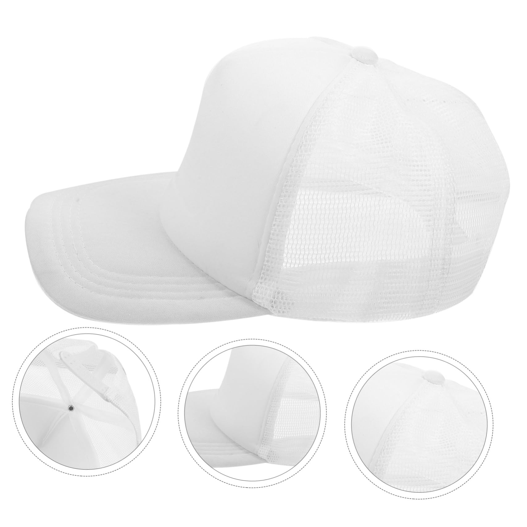 Baseball in Rete Leggeri e Traspiranti per Sublimazione Cappelli Vuoti per DIY Resistenti e per