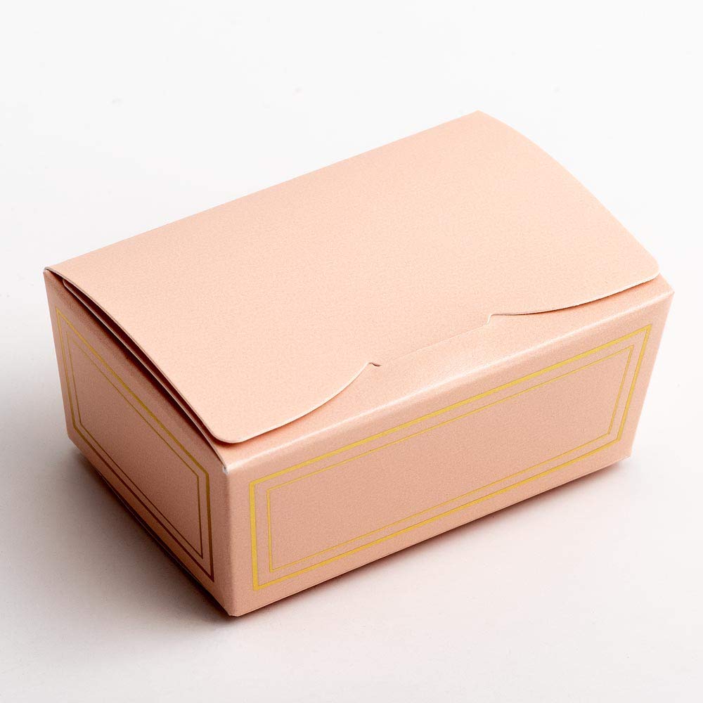 Italian Options Luxury Ballotin Wedding Favour Boxes, Empty Large Gift Boxes for Handmade Chocolates, Biscuits, Food-Safe Treat Box for Fudge, Truffles, Gifts, 10-Pack, 140 x 90 x 60mm, Elegance Pink