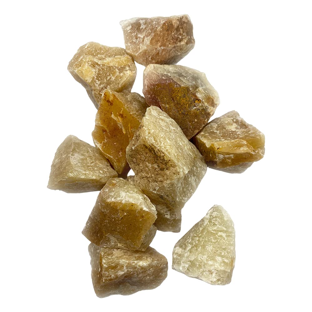 VIE Naturals Raw Rough Cut Crystals Pack, 1kg, Yellow Aventurine, One