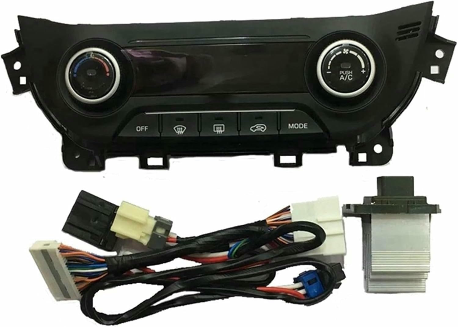 Kit de Montaje del Panel de Control de Aire Acondicionado automático con Interruptor de calefacción para Hyundai IX25 Creta 2014-2017