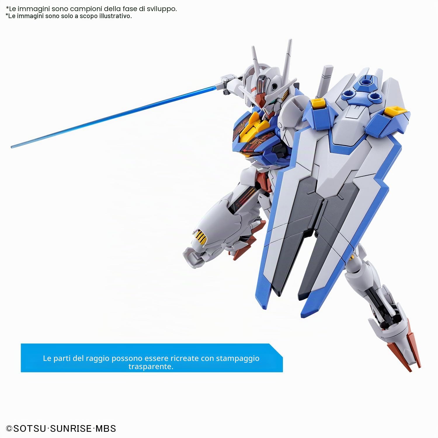 Bandai Hobby, Action figure Mobile Suit Gundam: The Witch from Mercury, #03 Gundam Aerial, Spirits HG 1/144.