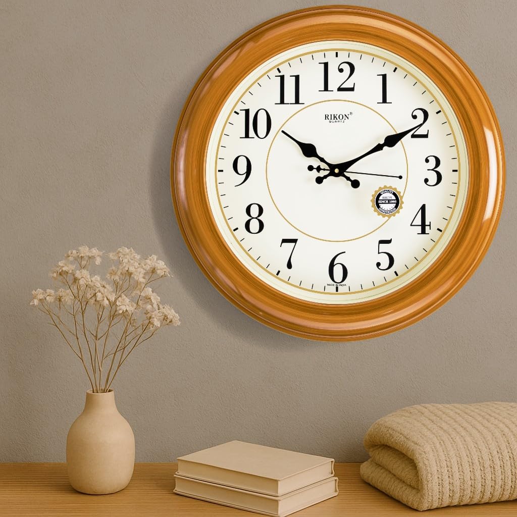 【アキ】ヒスミニ　WALL POCKET & SPECIAL CLOCK Buy Rikon RK-48 PL Premium Analog Wall Clock – 43.18x43.18 cm