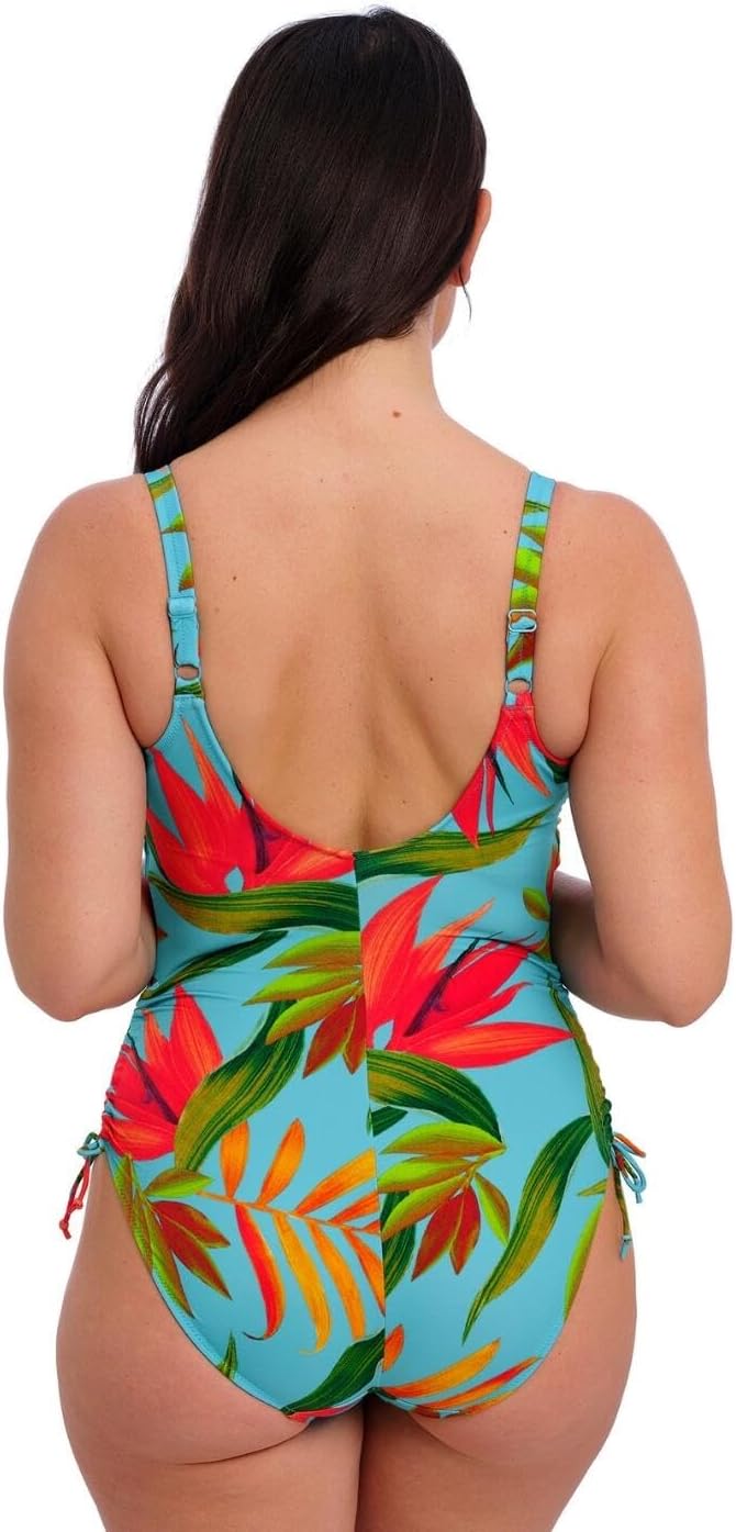 Womens Pichola Underwire Twist Front Swimsuit with Adjustable Leg - Image 2