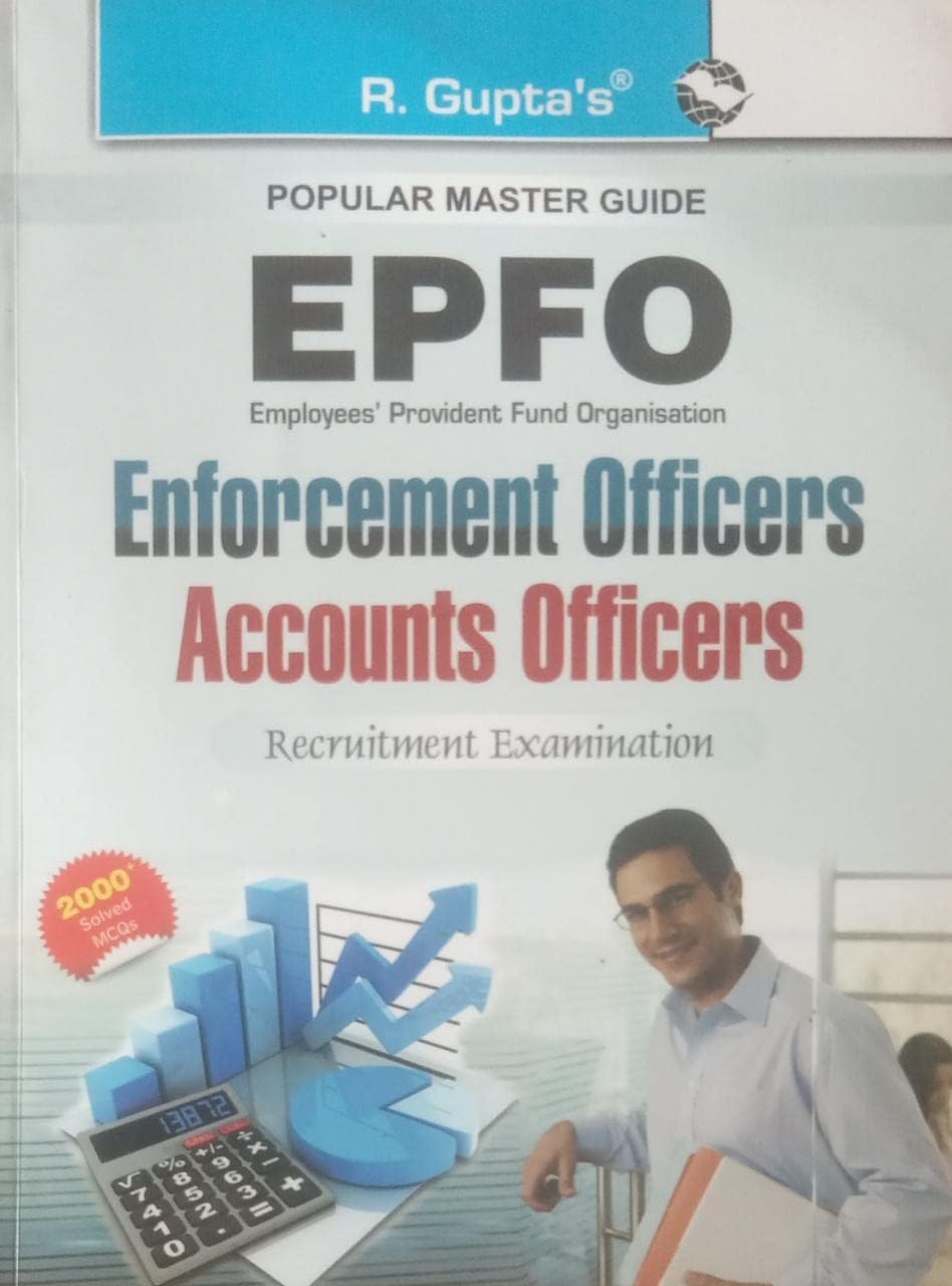 EPFO Enforcement Officers Accounts Officers Second Hand & Used Book (M)