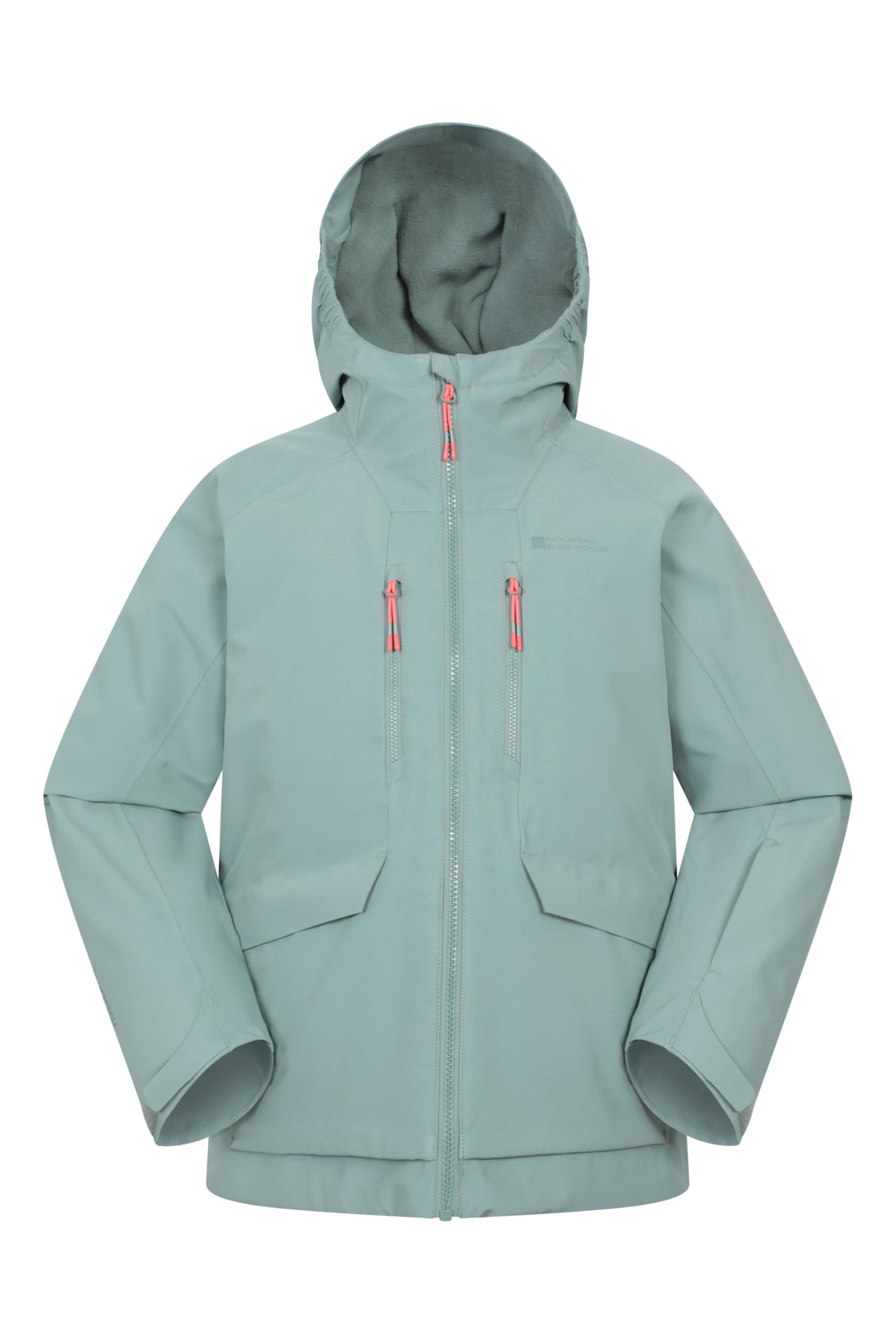 Mountain Warehouse Blizzard Kids Extreme Waterproof Ski Jacket Green Kids Size 9-10 Years