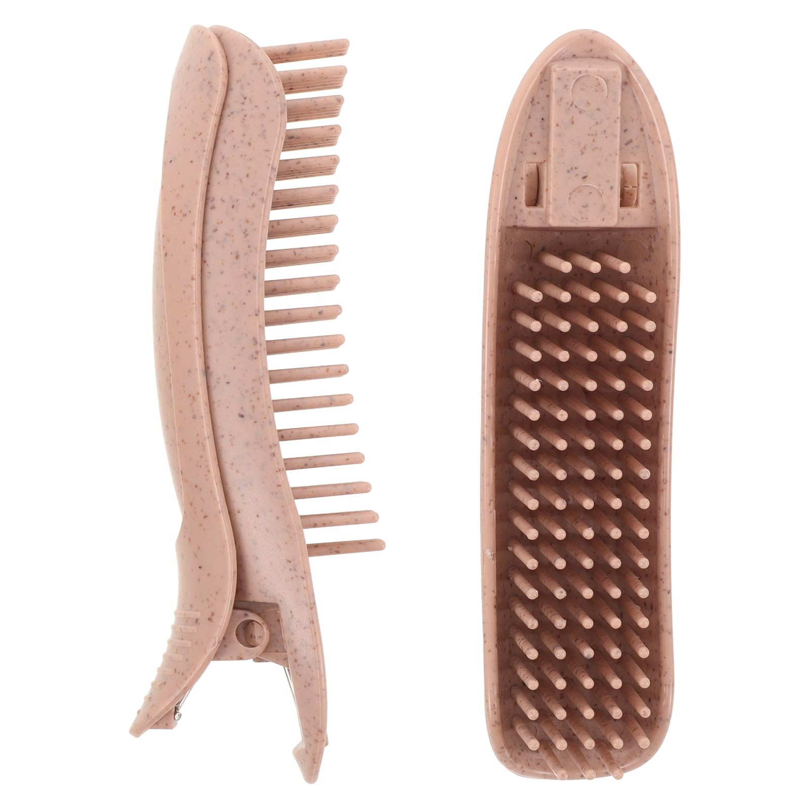 Lurrose Hair Volumizing Clips Root Clip 2Pcs Orange-Red Hair Curlers for Women Bangs Roller