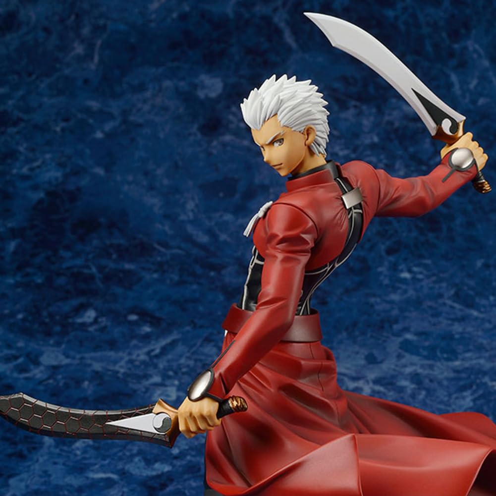 DEXSHUN Archer-Emiya Shirou figurka Anime Fate FGO, seria Emiya Shirou, z akcesoriami, PCW, Merch, anime, dekoracja na biurko, prezent dla kolekcjonerów, 25 cm