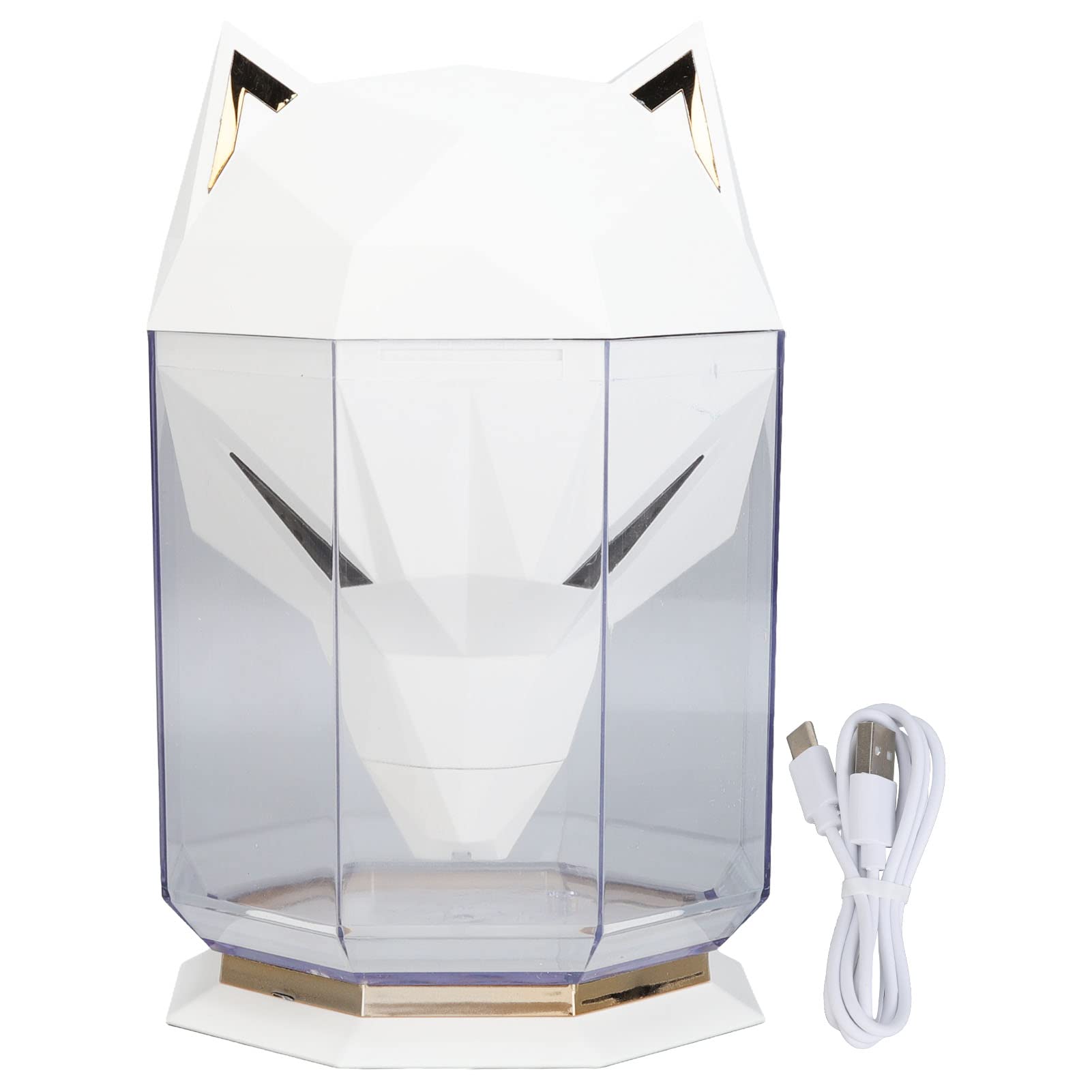 Umidificatore Mtlavishness Diffusore d'acqua elettrico separato da tavolo di grande capacità per l'home office (Bianca)