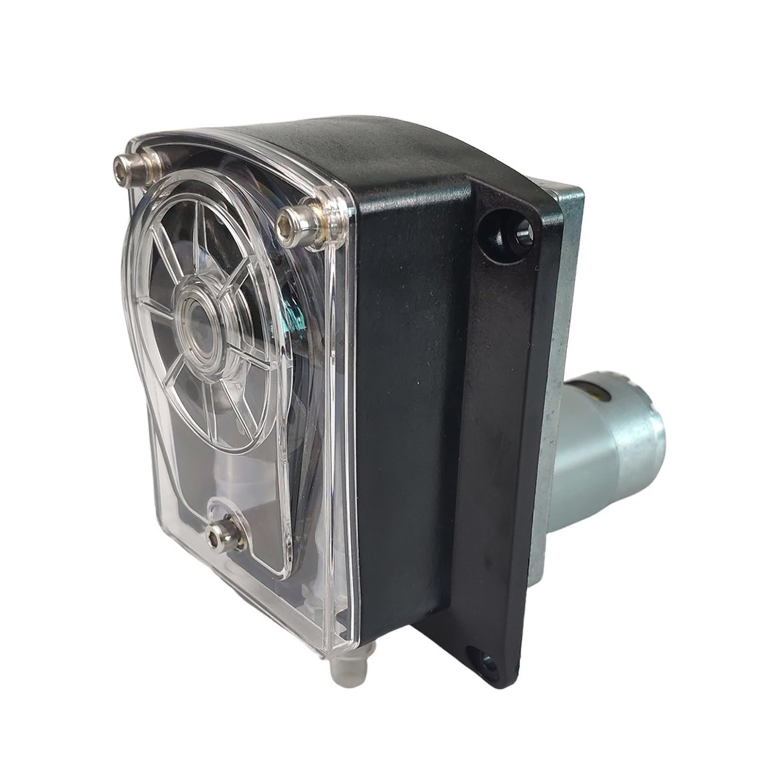 Pompa peristaltica dosatrice 12 V 24 V, alta portata per acquario, laboratorio analitico (tubo in silicone, 24 V)