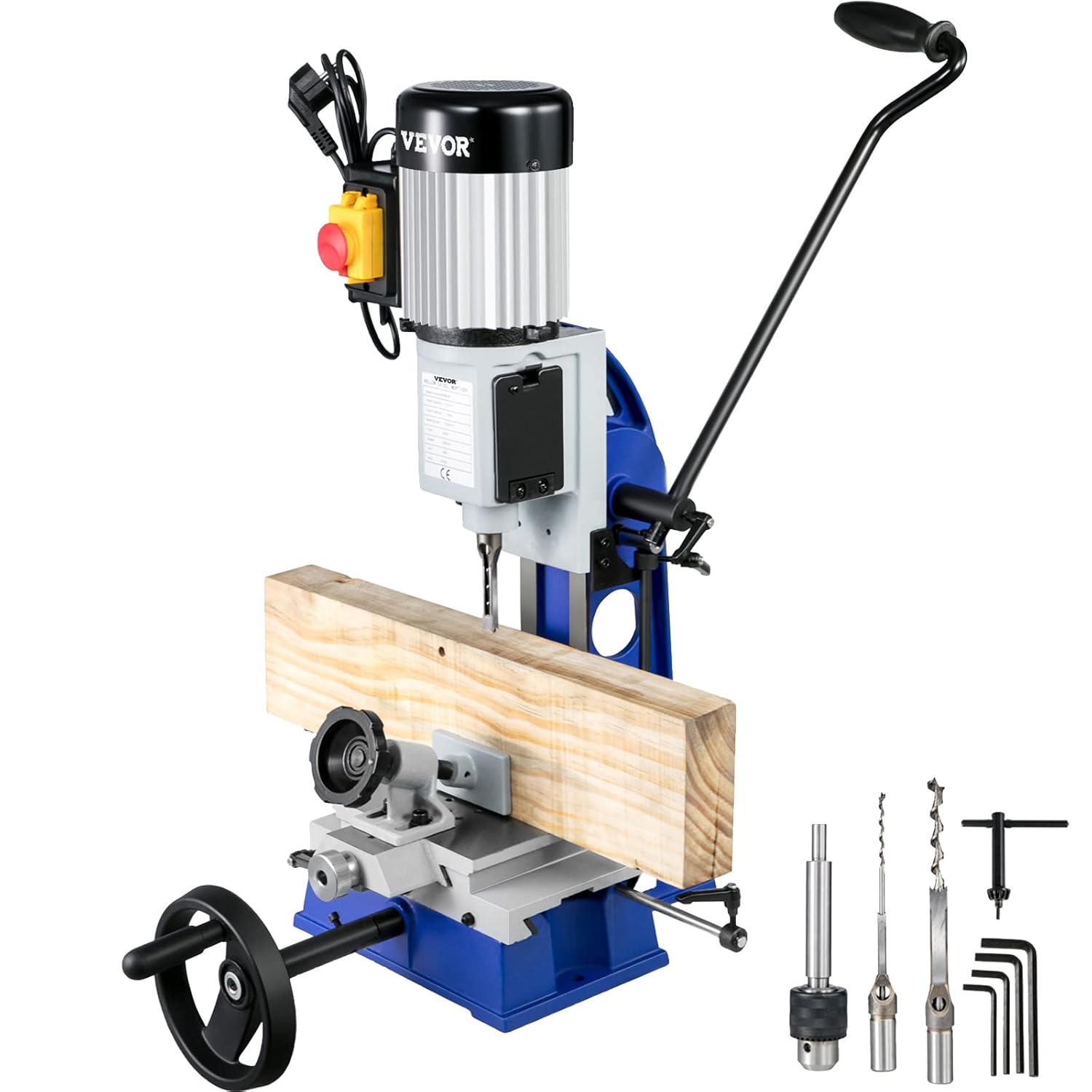 VEVOR Woodworking Mortise Machine, 1/2 HP 1700RPM Powermatic Mortiser