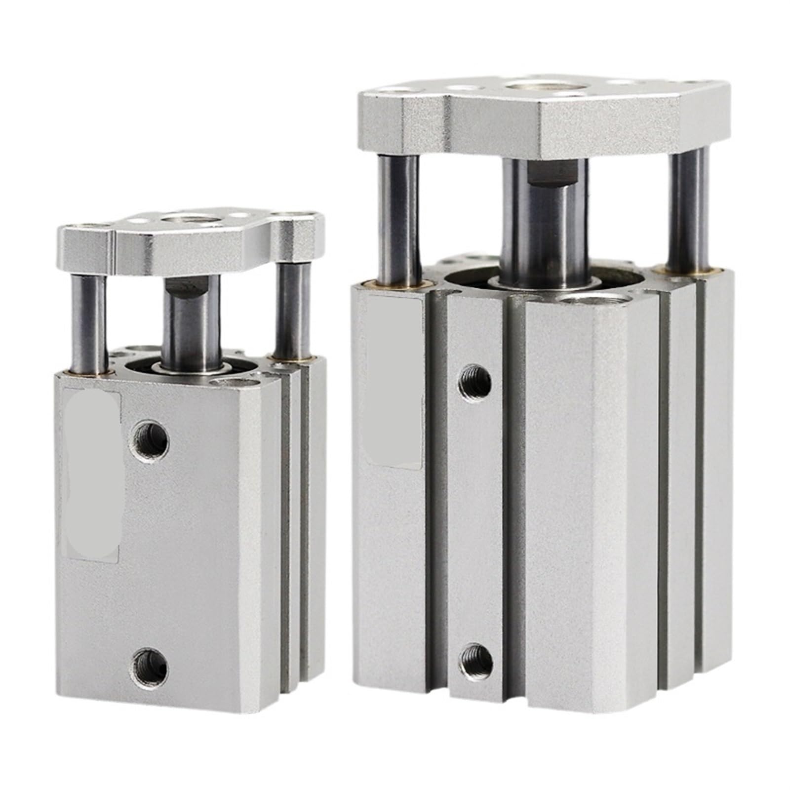 Cilindro de aire compacto CQMB25 de doble efecto con varilla guía y carrera de 5mm