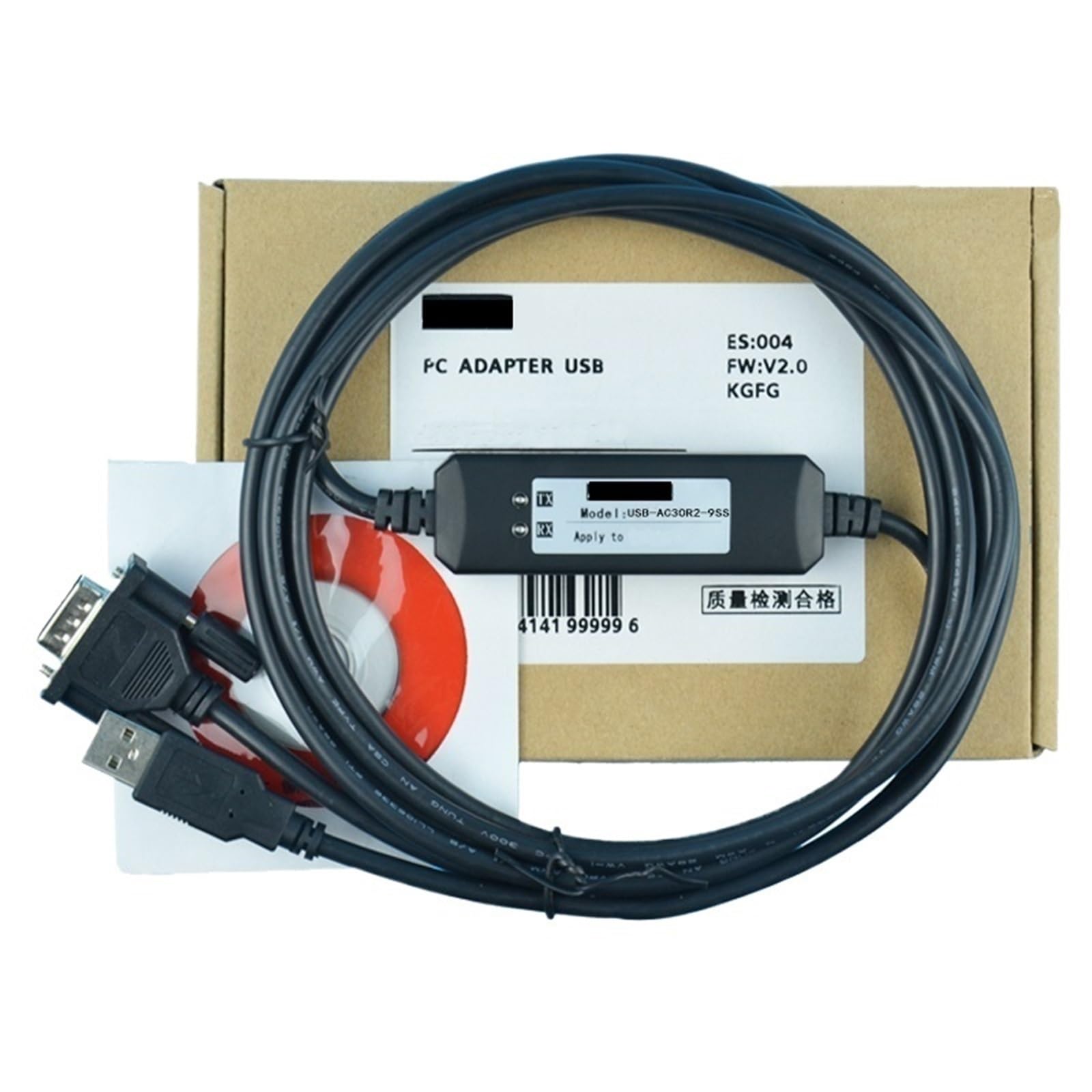 Nadaje się do kabla rozładowczego HMI USB-AC30R2-9SS kompatybilny z kablem do transmisji danych A970/A985GOT