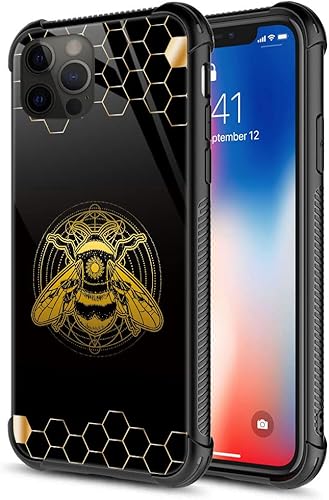 Vista 92 de Funda para iPhone 13 - Nebula Wolf vidrio templado trasero y silicona suave TPU Shock funda protectora Lobo de Nebula.