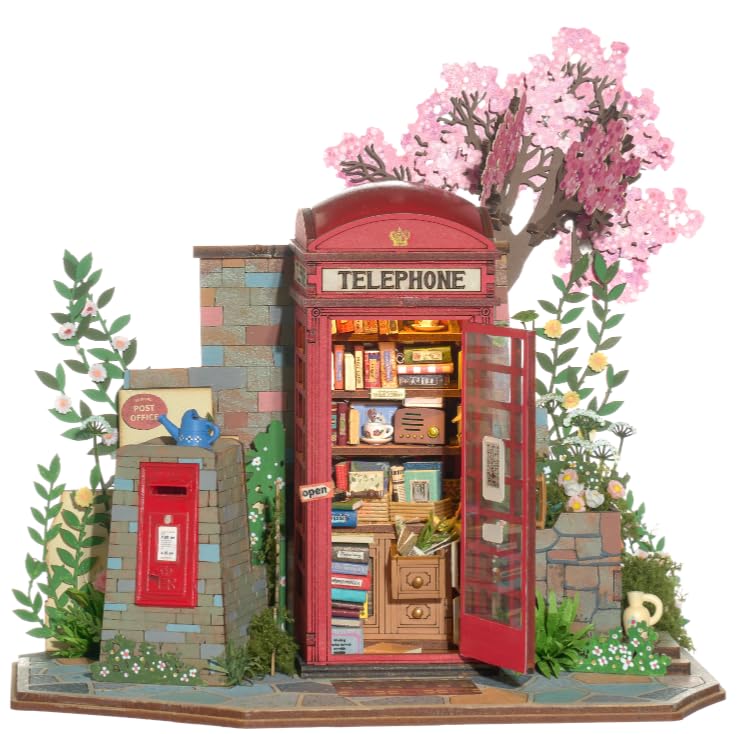 ROBOTIME Puzzle 3D Bois Adulte, Kit de Modèle Sakura Mignon Construction - Puzzle Maquette Bois Adulte, Cadeau de Décoration d'intérieur pour Hommes et...