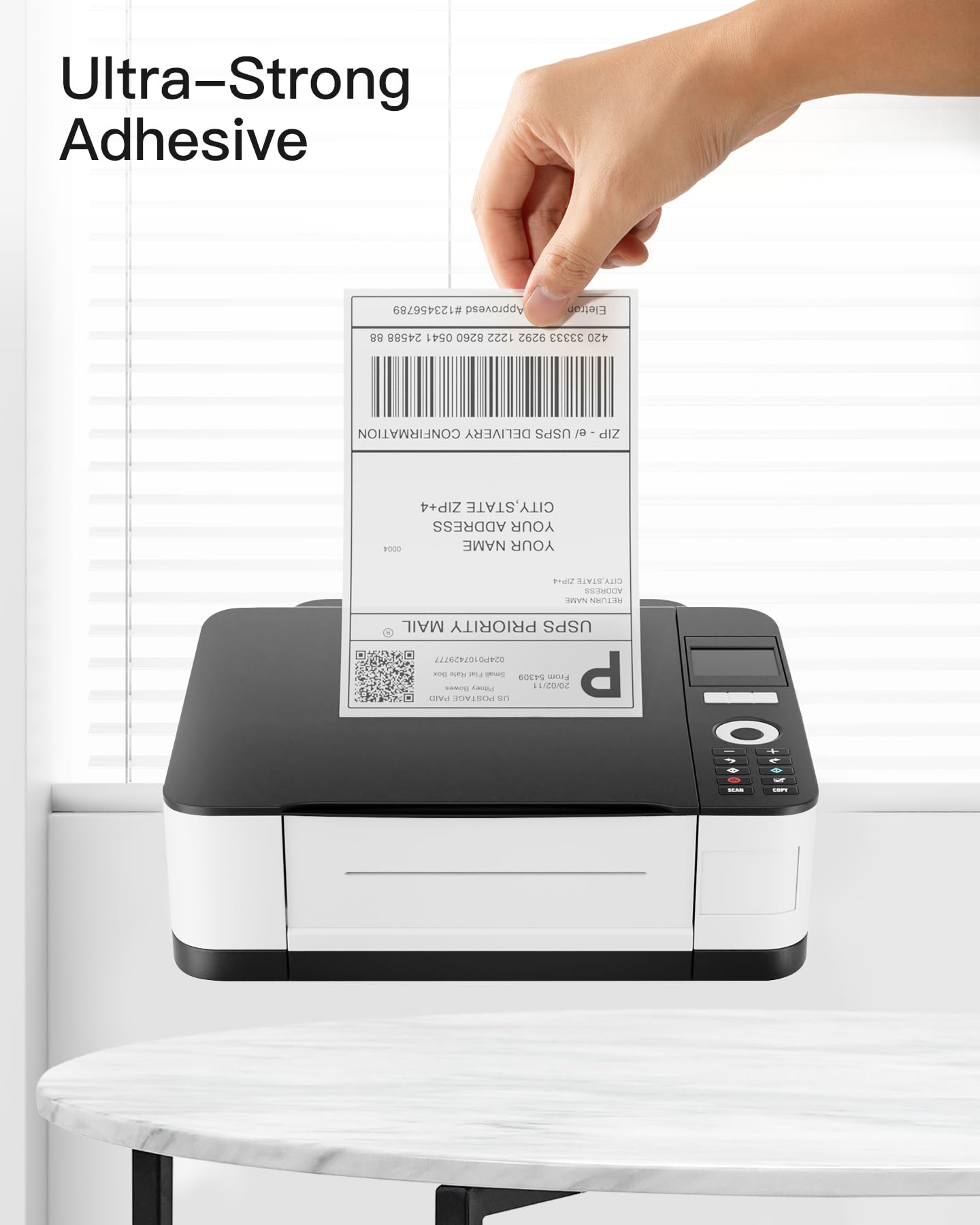 Verzendlabels Zebra - 102 x 150 mm - 500 etiketten per rol