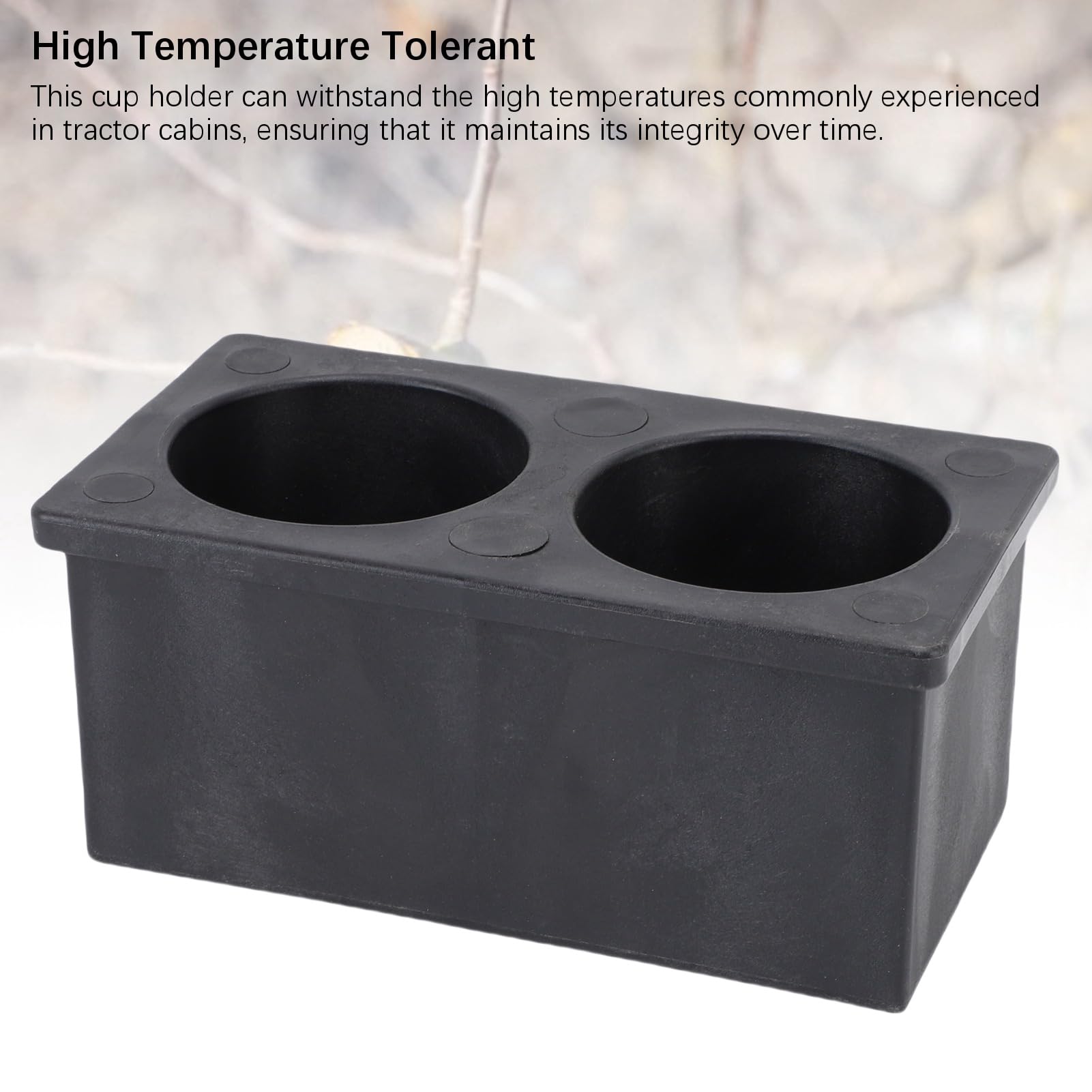 Generic Hochleistungs-Rasentraktor-Getränkehalter, Einfach zu Installierender Doppelbecherhalter für die Modelle 9410, 9510 und 9610, PETG-Material, 21 X 11,5 X 9,5 cm