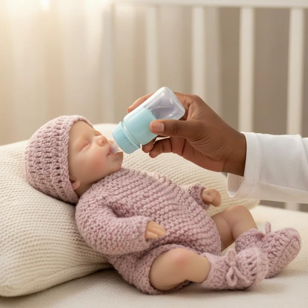 RXDOLL Mini Reborn Baby Dolls solidny silikon na całe ciało dziewczyna 30 cm pełne silikonowe lalki Reborn realistyczne lalki noworodka możliwe prezenty dla kolekcjonerów i dzieci 3+