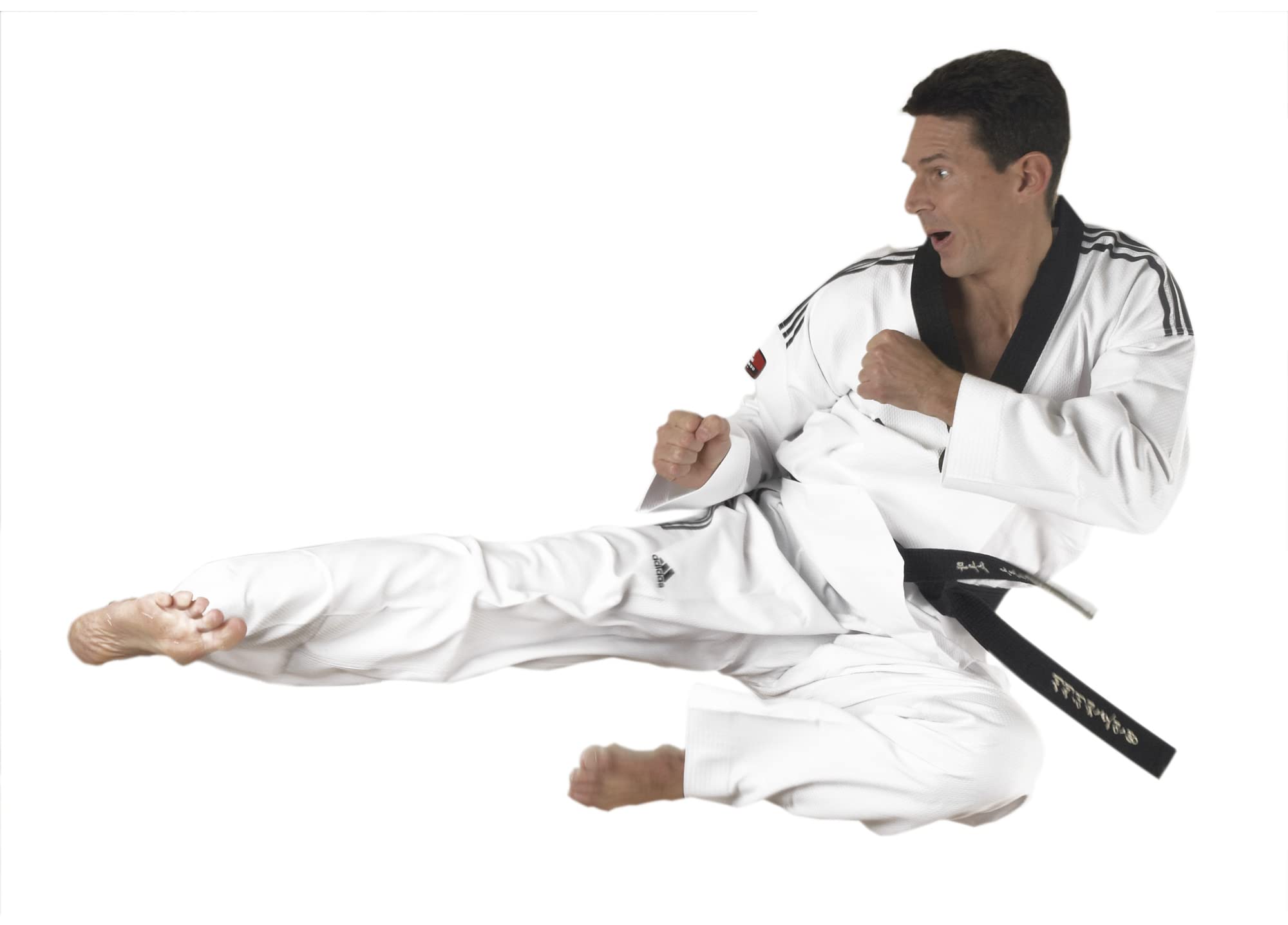 adidas Grand Master Taekwondo Dobok Uniform W/3 Streifen