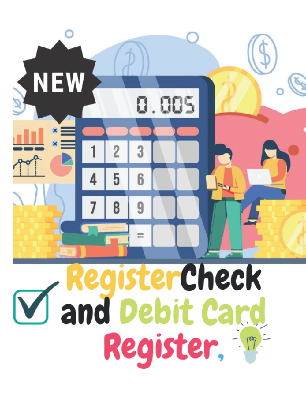 New RegisterCheck and Debit Card Register: Simple Account Tracker & Financial Ledger