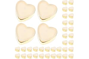 EXCEART 100Pcs Silicone Heart Earring Backs