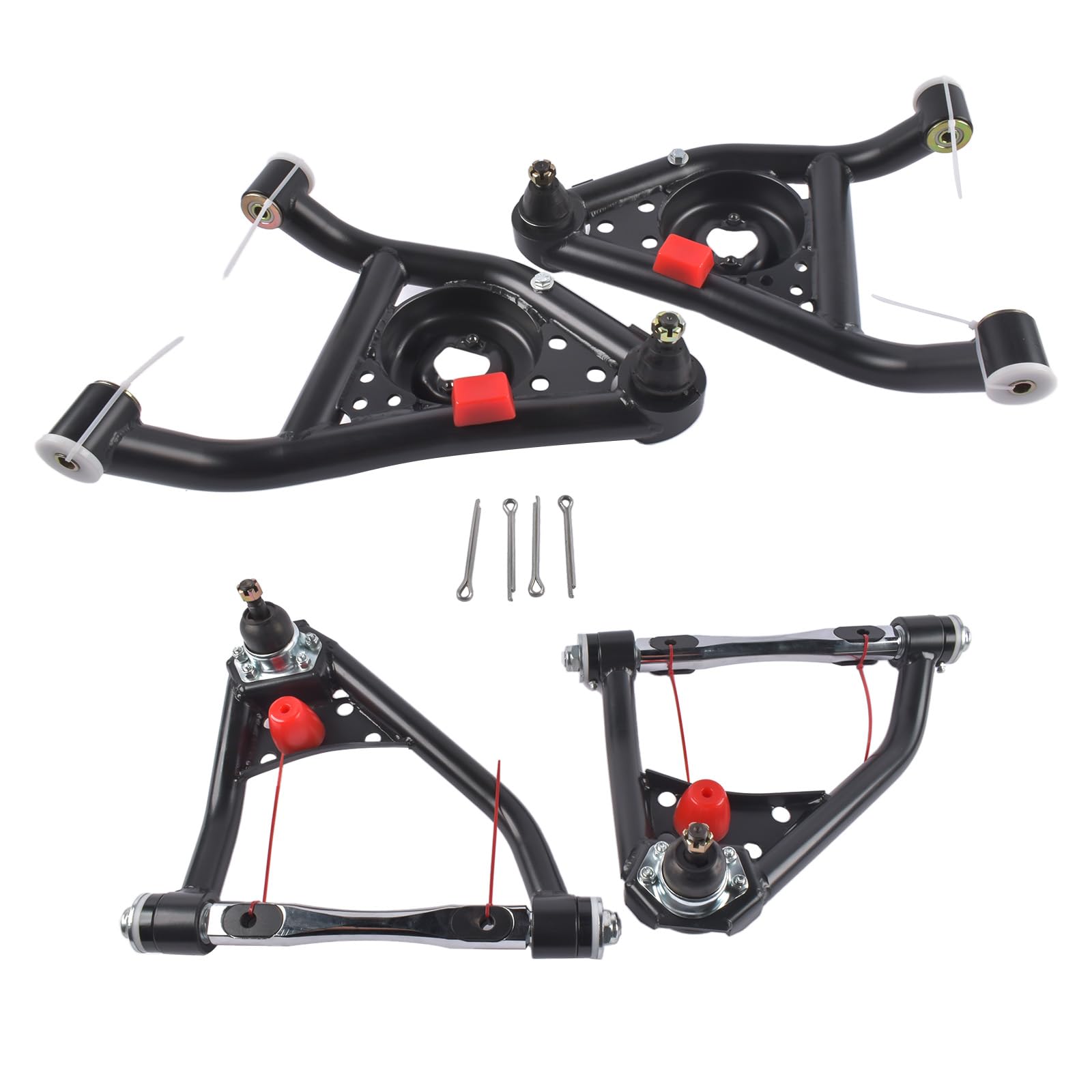 Photo 1 of ***MAY BE MISSING PARTS***
Tubular Upper and Lower Control Arms Replacement for Camaro Firebird 1967-1969, Chevy Nova 1968-1974, Pontiac Ventura 1971-1974, Buick Apollo/Oldsmobile Omega 1973-1974