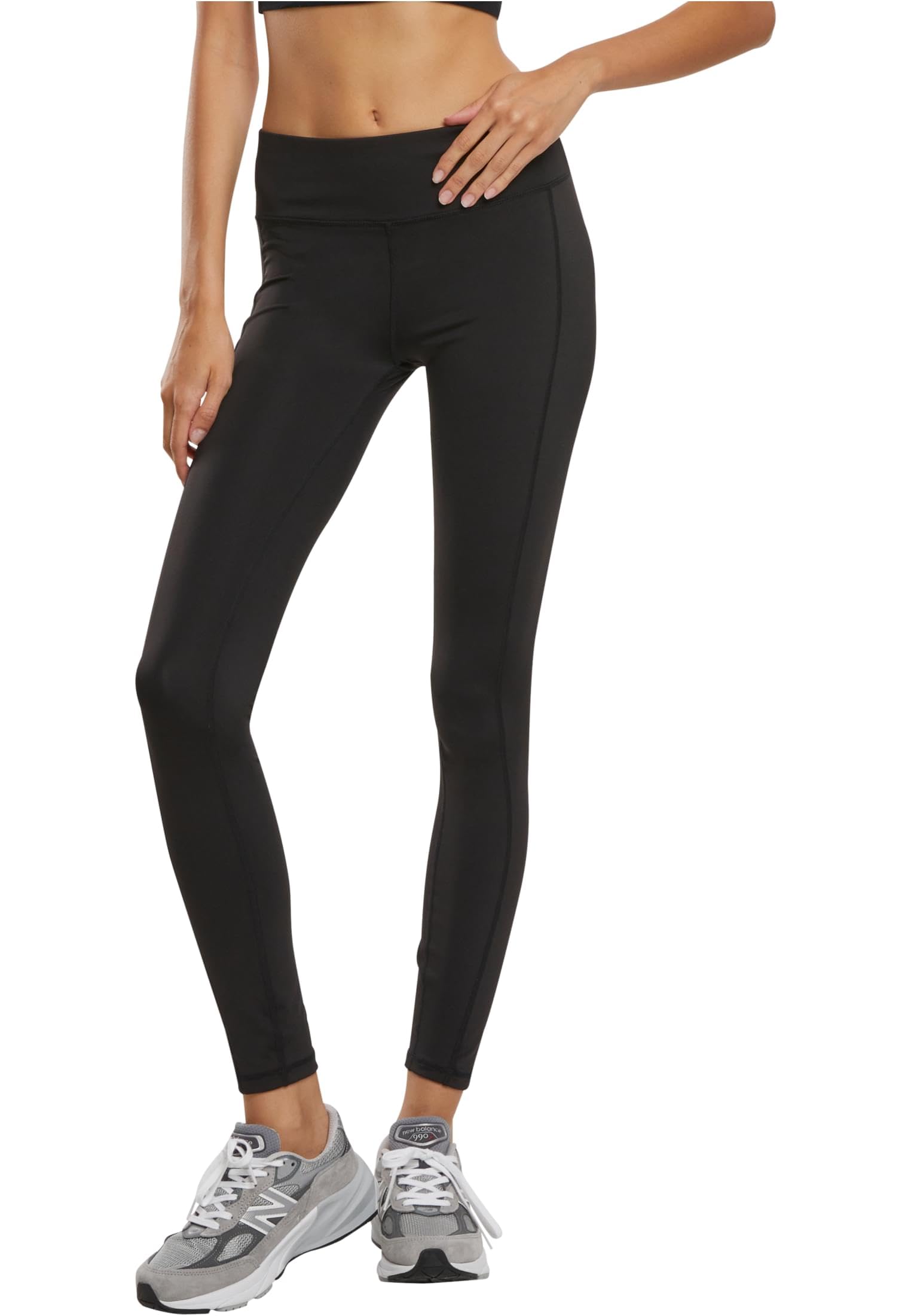 Urban Classics Women's Ladies Recycled Pocket Leggings, Black, XL