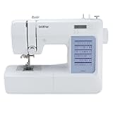 Brother CS5055 Computerized Sewing Machine, 60 Built-in Stitches, LCD Display, 7 Included Feet, White