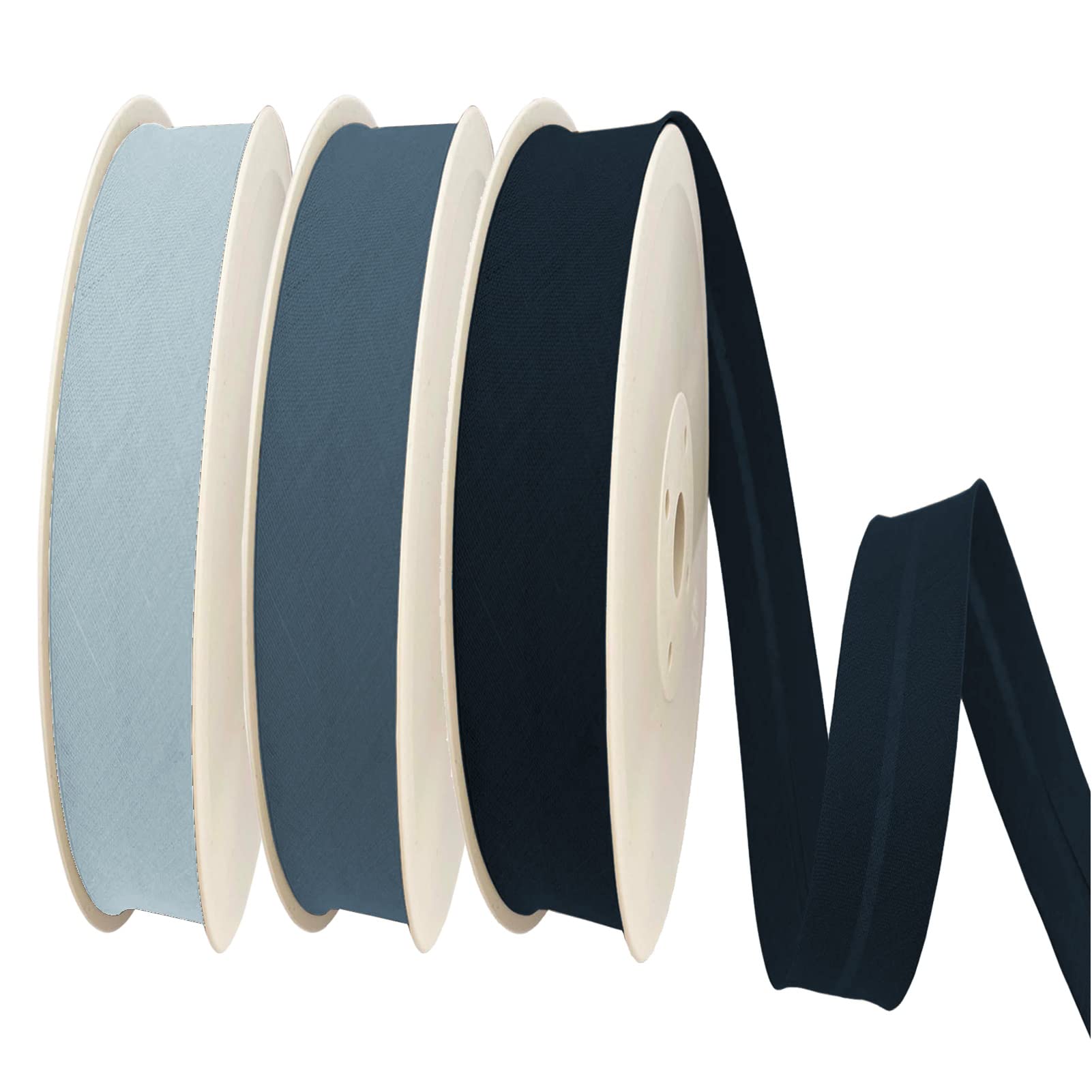TEXTEX = Bies de 20mm de Ancho. 50% Algodón y 50% Poliéster. Pieza de 10m - (Blanco) — view 102